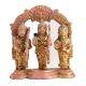 Brass Ram Darbar Statue Ram Sita Lakshman Hanuman ji Idol