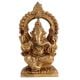 Brass Ganesha Vinayak Statue With Prabhavalli