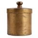 Vintage Brass Canister With Lid