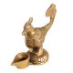 Brass Deepak Diya Oil Lamp With Annam Bird Figurine