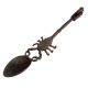 Old Brass Spoon with Scorpion And Cutter At End