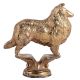 Handmade Brass Collie Dog Figurine