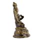Brass Goddess Tara Statue On Lotus Pedestal