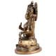 Brass Goddess Laxmi  Statue Sitting In Blessing Pose