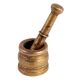 Brass Mortar And pestle Or Indian Kutni