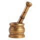 Brass Mortar And pestle Or Indian Kutni
