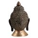 Brass Meditating Buddha Head Idol