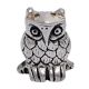 Handmade Mini Owl In A Sitting Position In Silver Finish