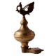 Old Brass Hanging Annam Thoondamani Peacock Oil Lamp