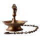 Brass Hanging Oil Wick Diya with Chain