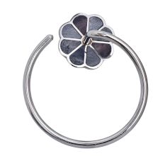 Brass Mother Of Pearl Towel Ring