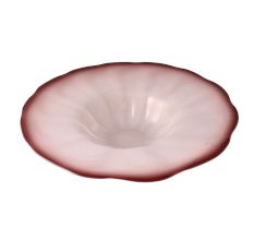 Orchid Pink Swedish Art Glass Bowl