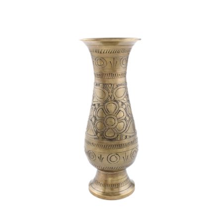 Brass Mughal Flower Vase Or Phool Daan