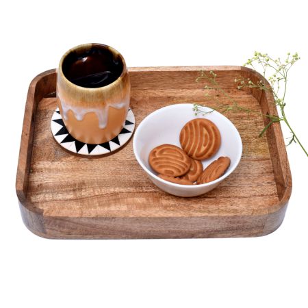 Natural Wooden Platter Or Tray