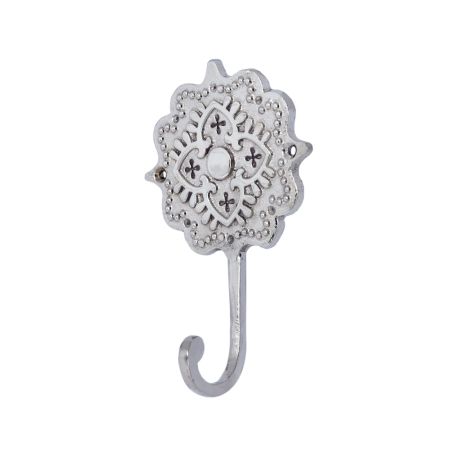 Silver Single Brass Boho Keys Hook Coat Hook