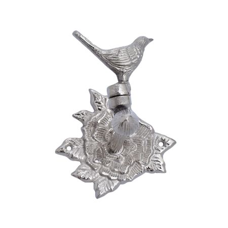 Brass Bird Figurine Bracket for Wall Shelves