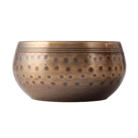 Buddhist TibetanÂ  Brass Singing Bowl Instrument