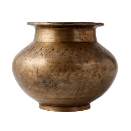 Lovely Vintage Brass Decorative Water Pot