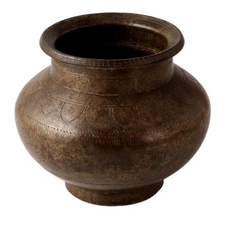 Pure Brass Karvachaut Lota Or Worship Pot