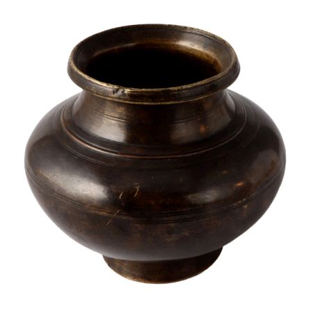 Brass Water Drinking Pot Lota In Antique Finish