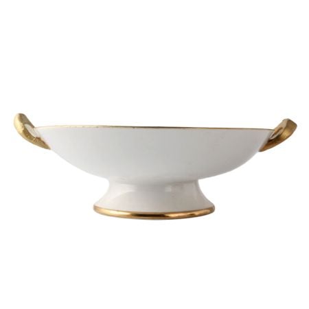 Hand-Painted Porcelain Nippon Landscape Bowl