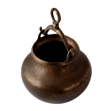 Cast Brass Boiler Pot With Handle