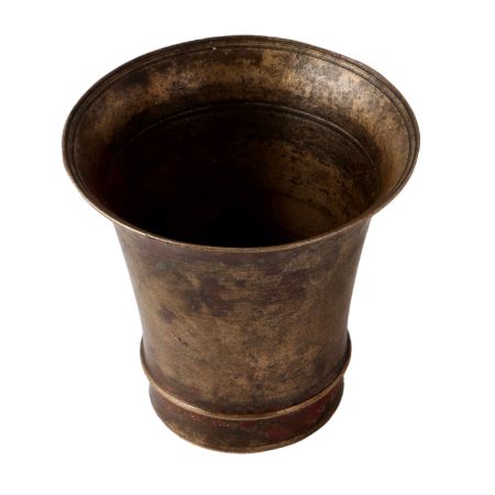 Brass Tumbler Glass With Patina Finish