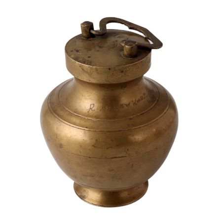 Brass Water Pot KamandalÂ FinelyÂ Engraved
