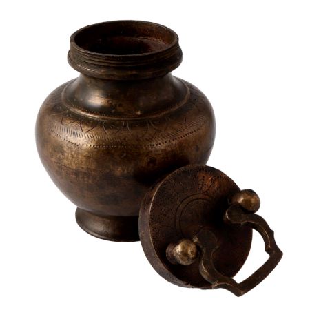 Brass Gangajal Water Containers for a Hindu Priest