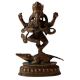 Brass Statue Of Lord Ganesha Standing On A Mooshak