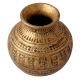 South IndianÂ Brass Lota With Fine Engraving