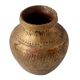Brass Geometric Patterned Water Pot