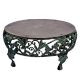 Black Wrought Iron Round Coffee Table