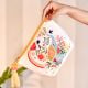 Liv Big Elephant Canvas Zipper Pouch