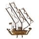 Hand Crafted Old Model Brass Sea Ship