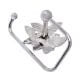 Brass Silver Butterfly Toilet Roll Holder