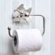 Brass Silver Butterfly Toilet Roll Holder