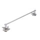 Silver Brass Butterfly Bathroom Towel Holder