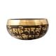 Tibetan Black Brass Singing Bowl from Nepal