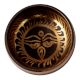 Black Brass Tibetan Buddhist Singing Bowl Prayer