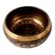 Brown Brass Tibetan Singing Bowl from Nepal