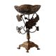 Brass Incense burner Stand With Leaves foliage