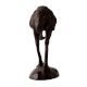 Bird Zoo Ostrich Walking BrassÂ Sculpture