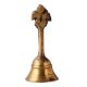Brass Hand Held Bell With God Finial