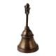 Temple Ghanti Hand HeldÂ Bell With God Finial