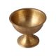 Golden Brass Cup With Circular Base