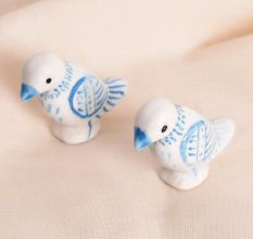 Light Blue Bird Knob