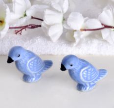 Slate Blue Ceramic Bird Drawer Knob Online