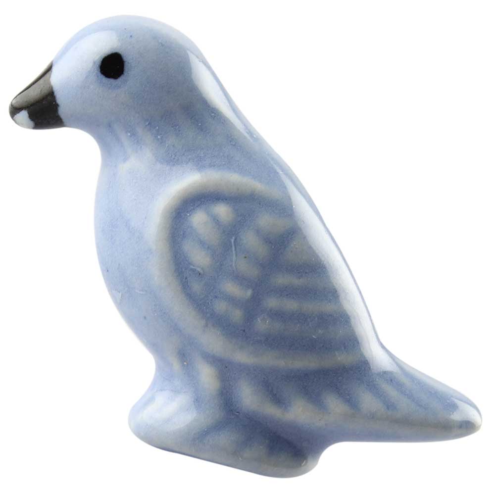 Slate Blue Ceramic Bird Drawer Knob Online