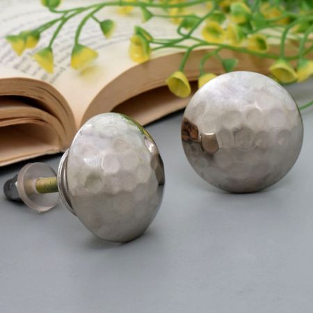 Silver Brass Cabinet Knobs